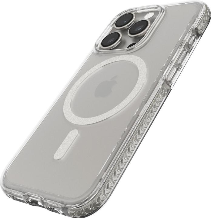 Actual product image tech21 EvoCrystal Case MagSafe for iPhone 15 Pro White Titanium (Apple iPhone 15 Pro)