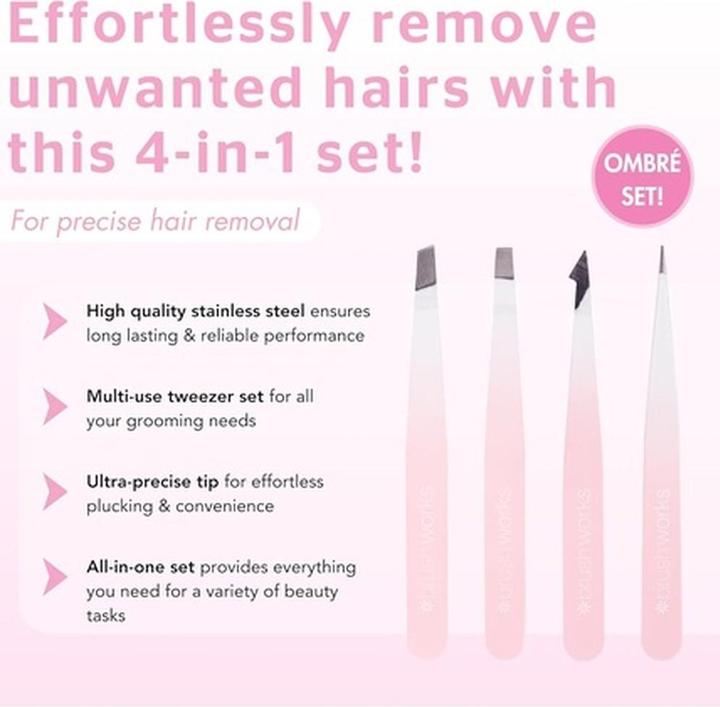 Immagine prodotto Brush Works Set da 4 Pinze Combinato