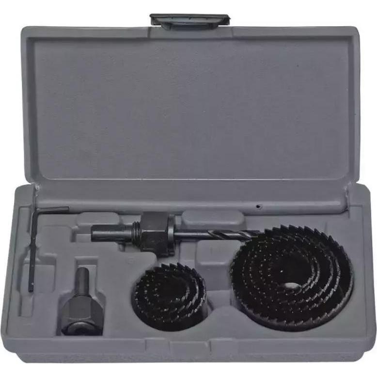 Dedra, Lochsäge, round hole saw set for wood 8 pcs 19-64 mm (0791) (19, 25, 28, 32, 38, 44, 51, 64 mm)