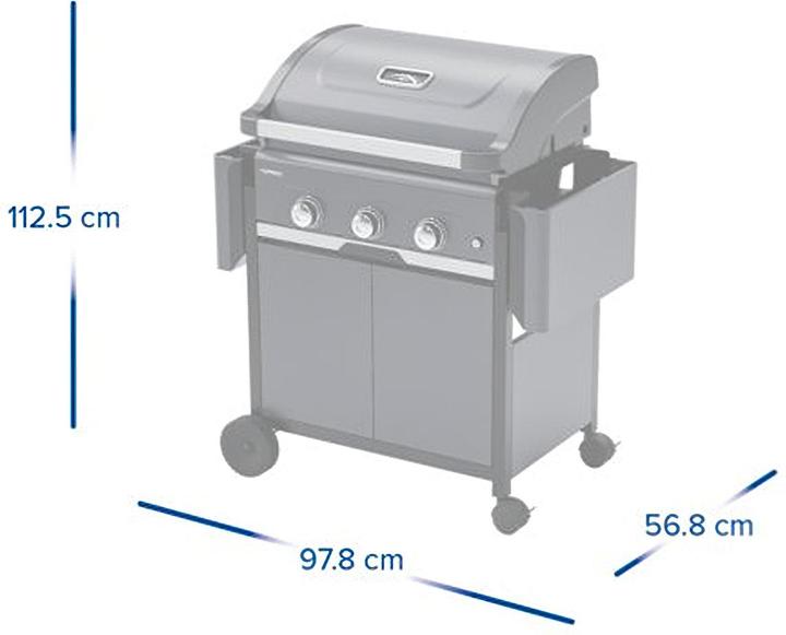 Immagine prodotto Campingaz Select 3 LX Plus (nero) (9 kW)