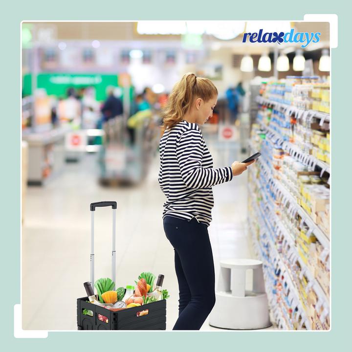 Actual product image Relaxdays Shopping cart