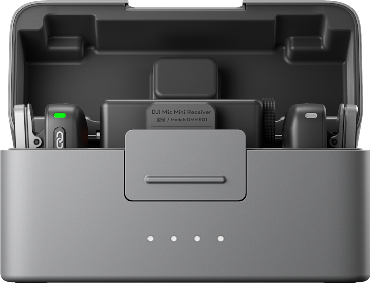 Actual product image DJI Mic Mini (2 TX 1 RX Charging Case)