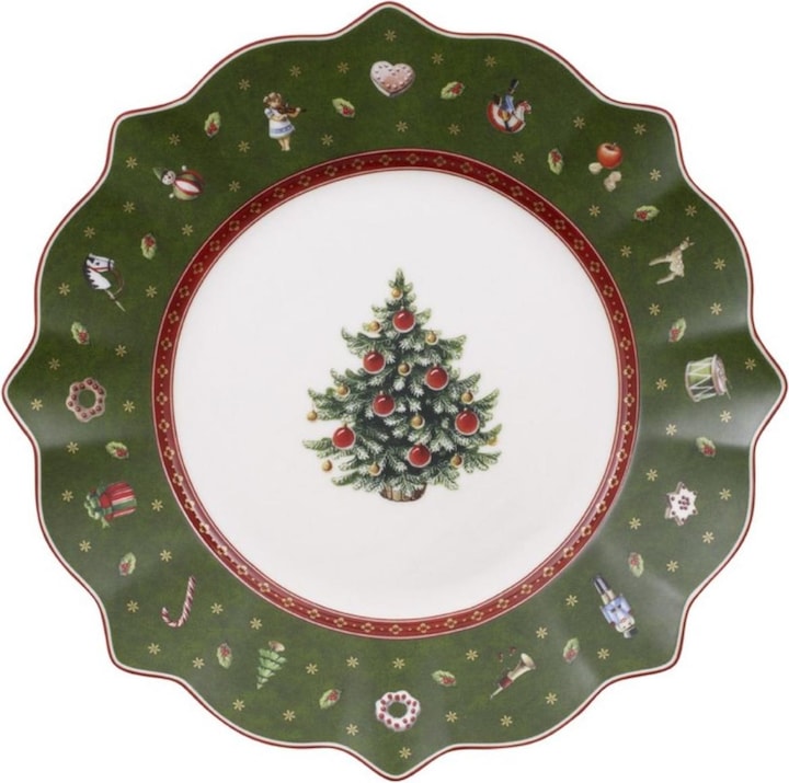 Frühstücksteller grün Toy's Delight (1 x, 24.50 cm)