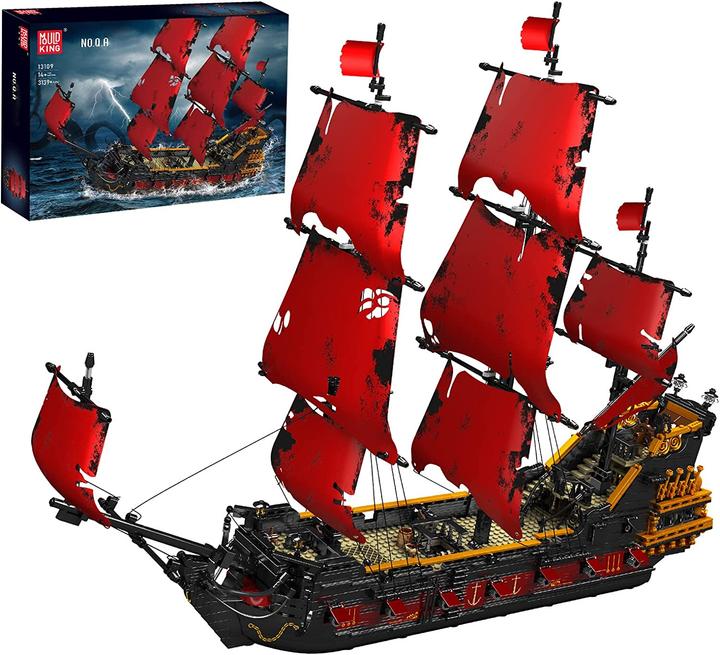 Actual product image Mould King Technik Segelboot Queen Annes Revenge