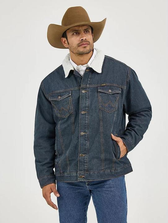 Actual product image Wrangler Western Style Fitted Denim Jacket (XXL)