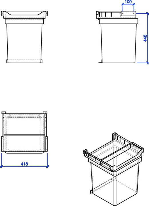 Produktbild Peka Metall Abfallsystem Oeko Universal 40 l (40 l)