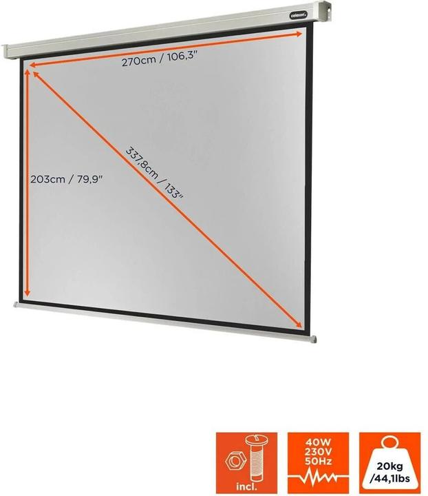 Produktbild Celexon Motor Professional, Leinwand, 4:3 (133", 4:3)