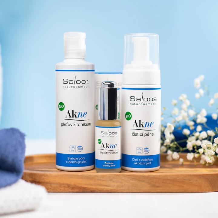 Immagine prodotto Saloos Acno 150 Ml - Mousse detergente profonda per pelli acneiche e problematiche (Mousse detergente, 150 ml)