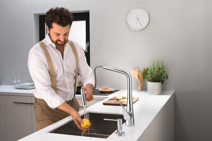 Immagine prodotto hansgrohe Metris Select M71 Miscelatore per lavello 320 (cromo)