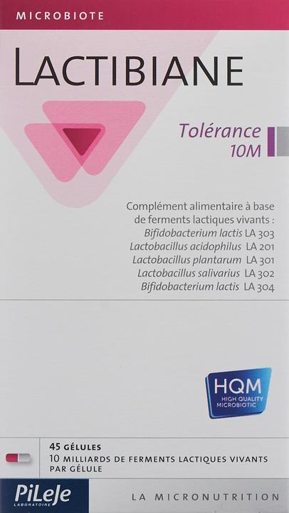 Image du produit Lactibiane Tolérance 10M (45 pièce(s), Capsules, 50 g)