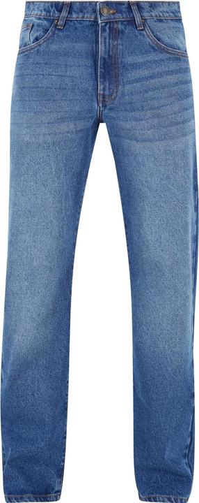 Neu Mittelblau Gewaschen