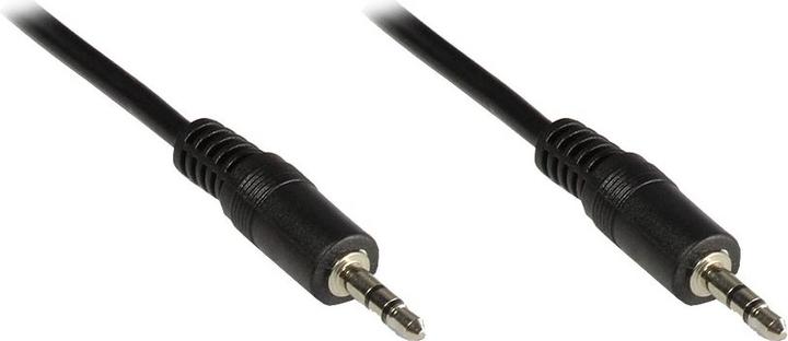Produktbild Good Connections 3,5mm Klinkenkabel 5m Stecker - Stecker Audio Stereo schwarz (5 m)