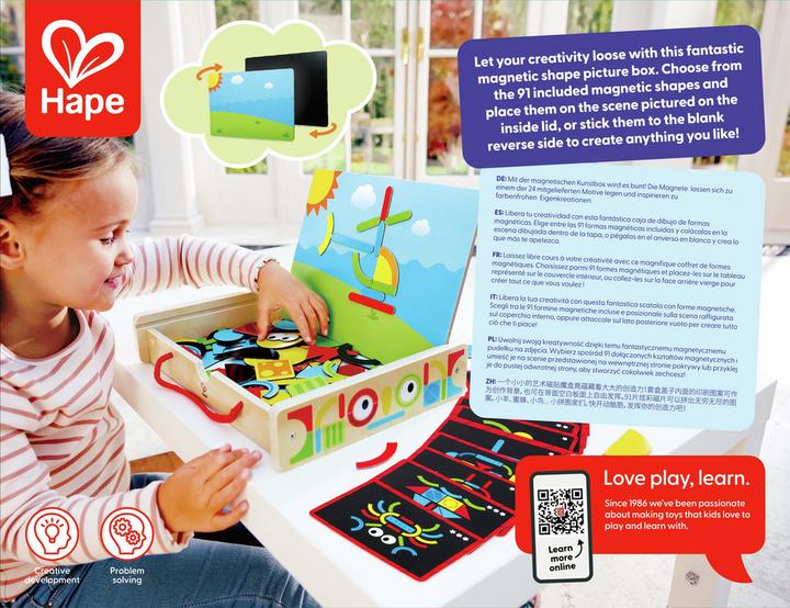 Produktbild Hape Magnetische Kunstbox (Deutsch, Französisch, Italienisch, Englisch)