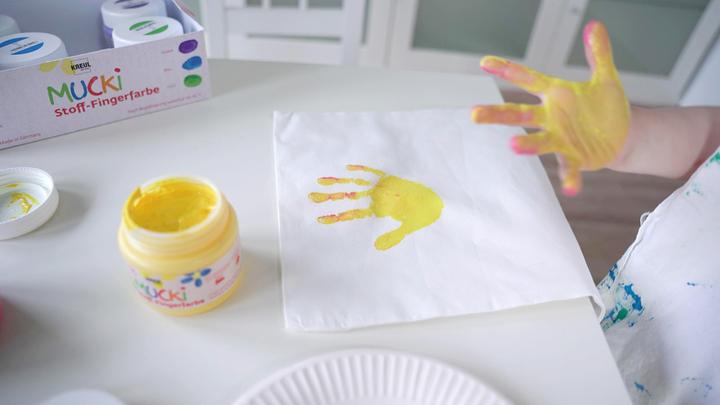 Actual product image Kreul Mucki finger paint textile 4 pcs. set (600 ml)