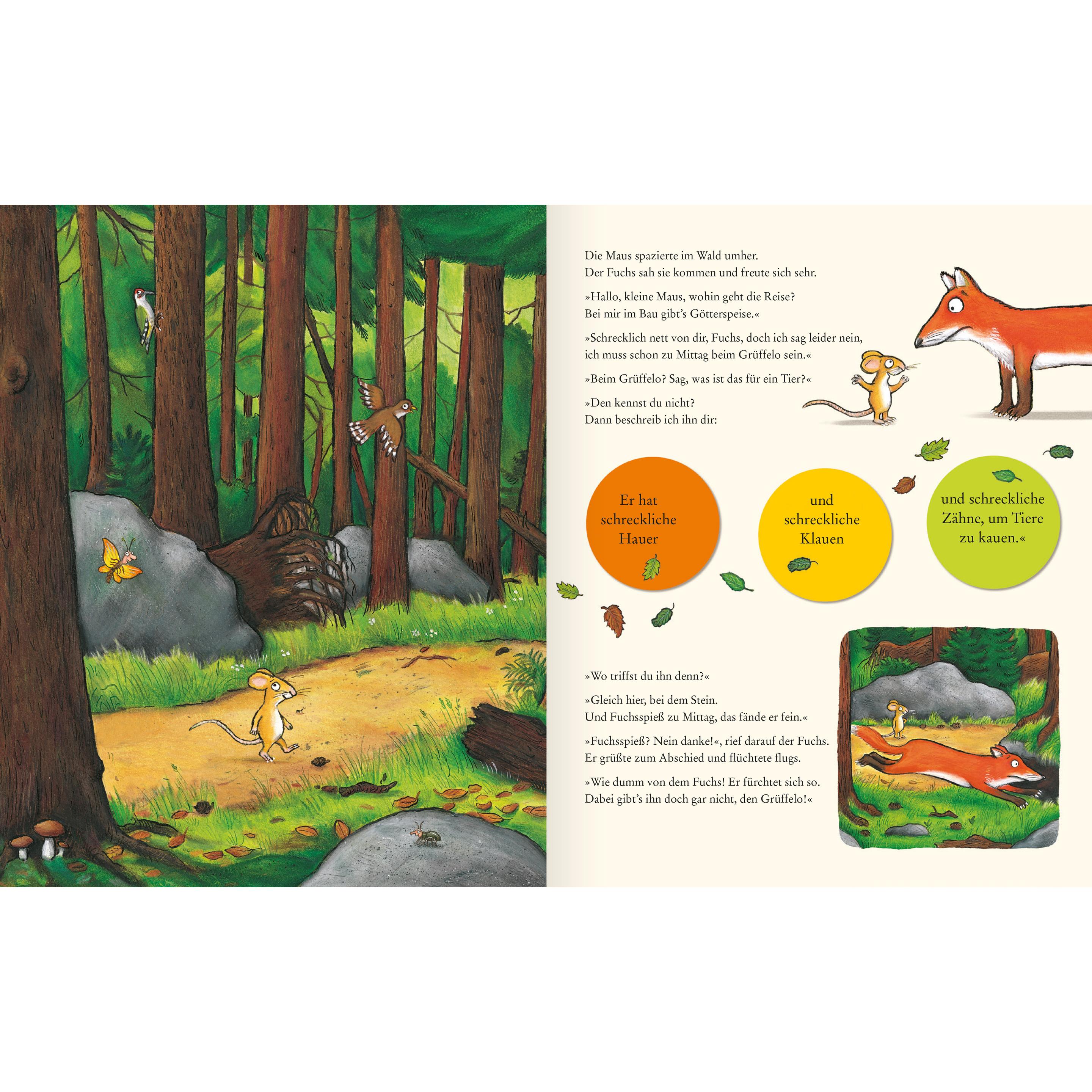 Thumbnail - Der Grüffelo. Das Spiel- und Vorlesesebuch, Kinderbücher von Axel Scheffler, Julia Donaldson, Monika Osberghaus