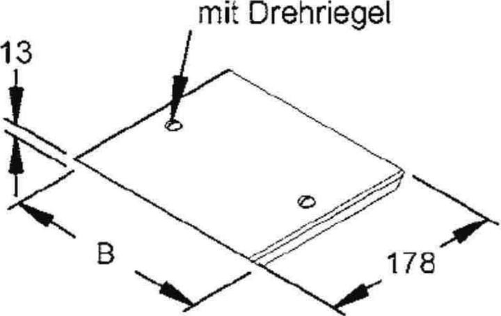Actual product image Niedax NIE RFSDDV60.100 Cover case/ riser 60x104mm tape-delayed.