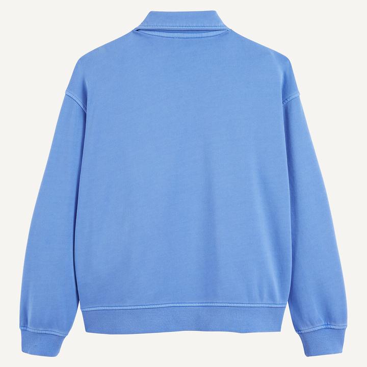 Produktbild La Redoute Collections Sweatshirt mit Polokragen aus Molton (110)