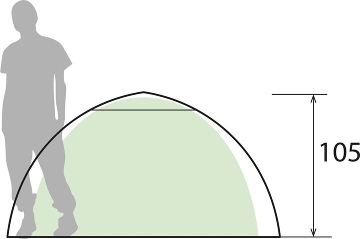 Actual product image Brunner Strato 2 (Dome tent, 2.10 kg, 2 persons)