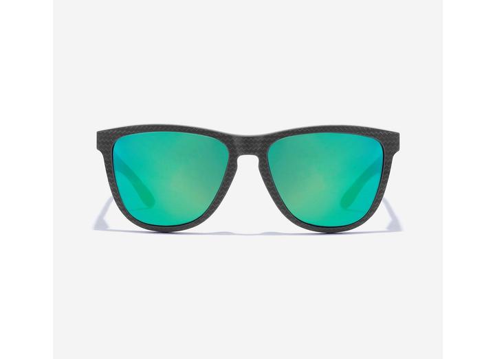 Produktbild Hawkers polarisierte Sonnenbrillen One Raw Carbon Fiber Schwarz Smaragdgrün (Ø 55,7 mm)
