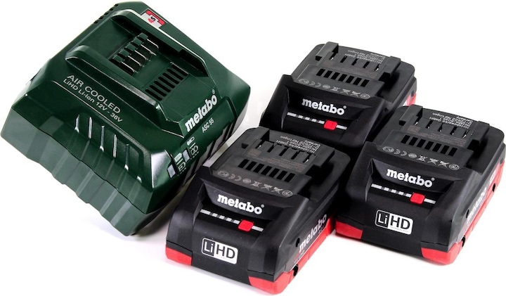 Produktbild Metabo Basis-Set 3 X LIHD 4.0 AH (18 V)