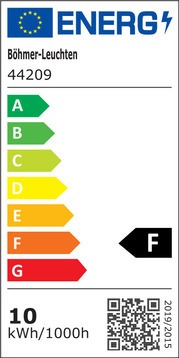 Energie-Label Böhmer LED-Deckenleuchte 44209 (800 lm)