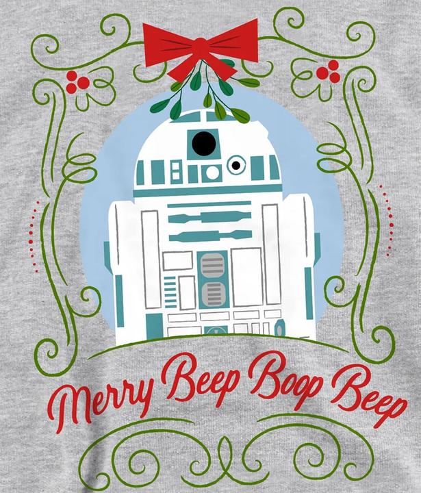 Produktbild Star Wars Merry Beep Boop Beep Kapuzenpullover weihnachtliches Design (152)