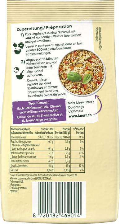 Produktbild Knorr Easy Grains Couscous 170 g (170 g)