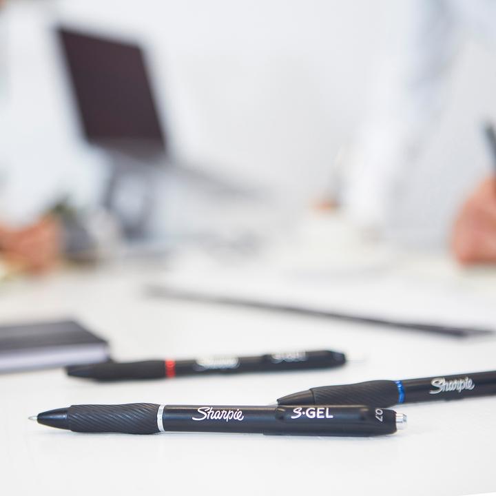 Actual product image Sharpie Gel pen 0.7 mm, 3 pieces (Blue, Black, Red, 3 x)