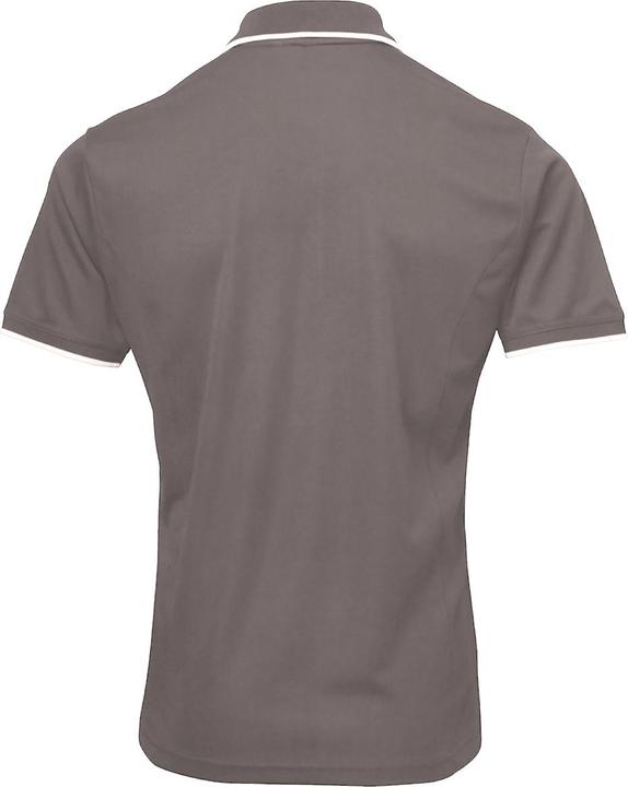 Actual product image Premier Contrast Coolchecker polo shirt (4XL)