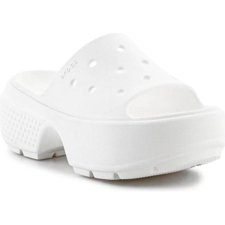 Crocs, Donne, Infradito, Stomp Slide Flip-Flops, Bianco, (39)