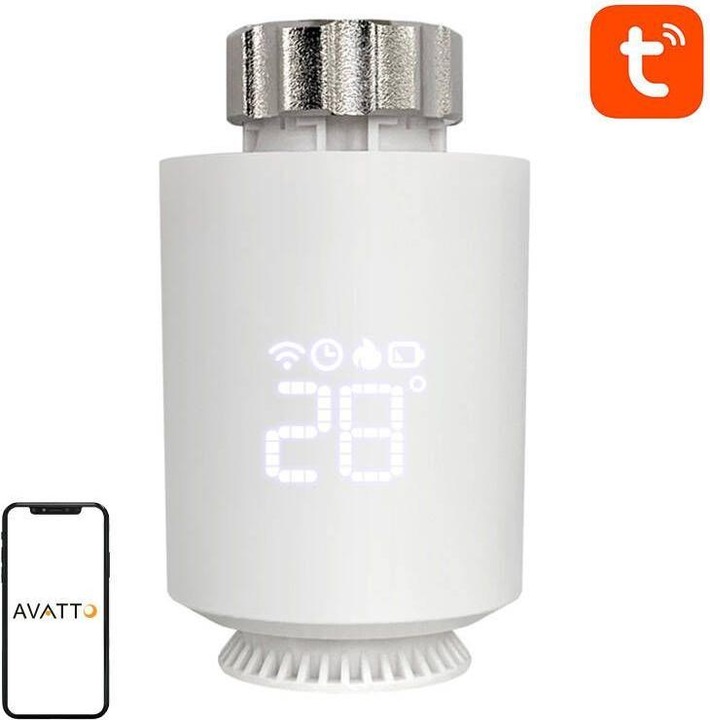Produktbild Avatto Smart Thermostat Radiator Valve TRV06 Zigbee 3.0 Tuya