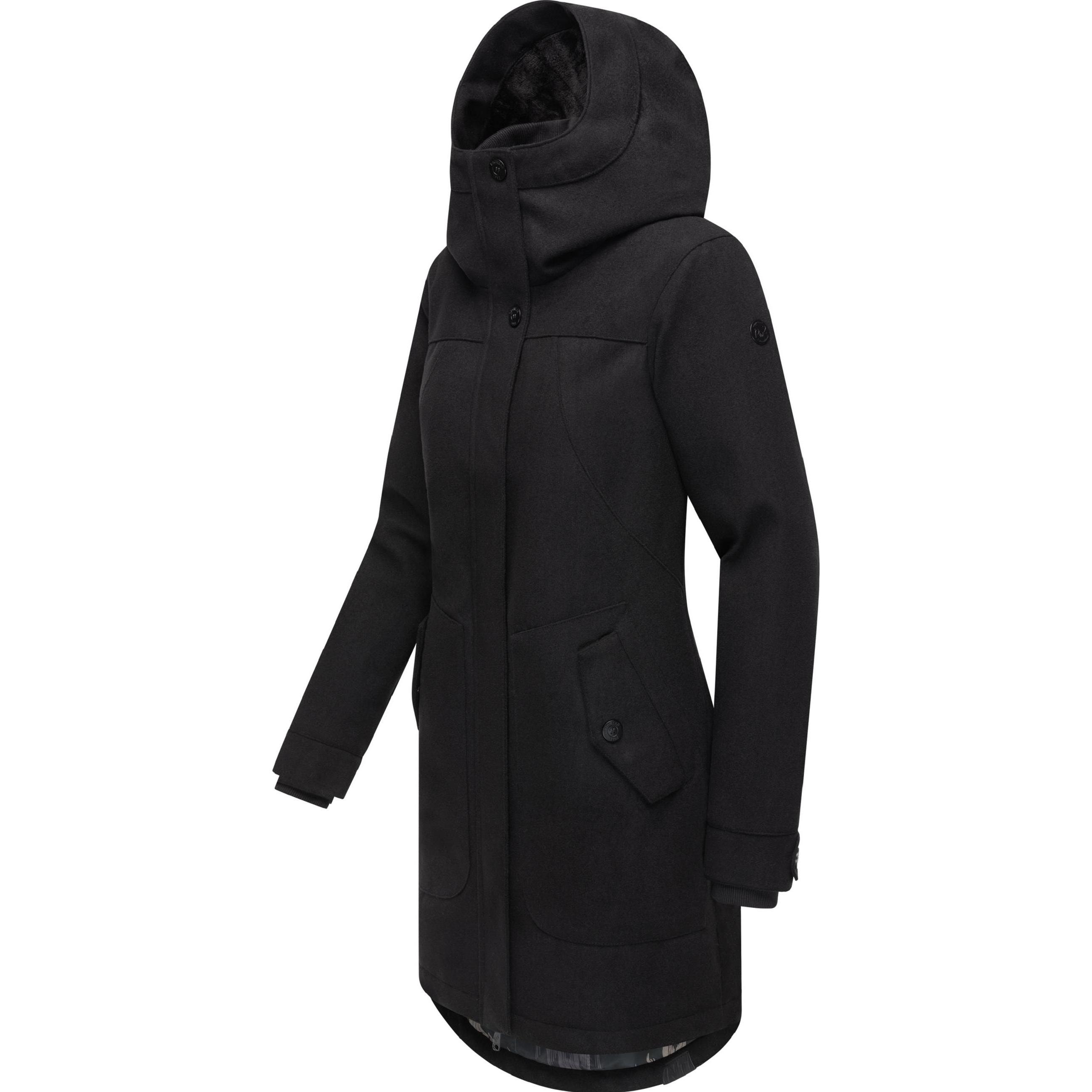 Thumbnail - Ragwear, Damen, Jacke, Jannisa Coat (XS), Schwarz, XS
