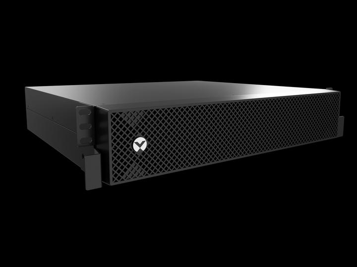 Actual product image Vertiv GXE3-EBC72VRT2U, External battery cabinet, Rack-mount, Grey, 2U, GXE3-3000IRT2UXL, 438 mm