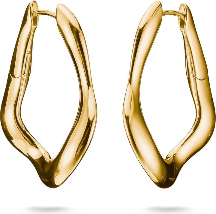 Produktbild Thomas Sabo Creolen gross Natural Beauty vergoldet (Silber 925)