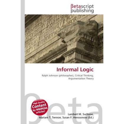Informal Logic, Fachbücher