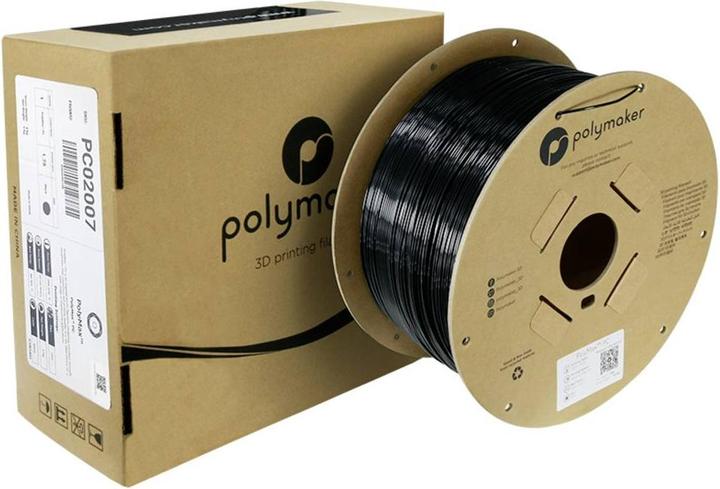 Produktbild Polymaker PolyMax Tough PC Schwarz 1,75 mm 3,000 g (1.75 mm, 3000 g)