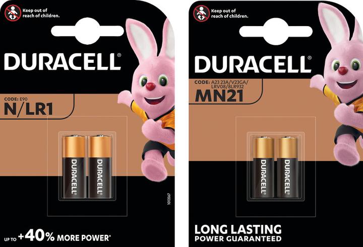 Image du produit Duracell Sécurité (2 pcs, A23, 33 mAh)