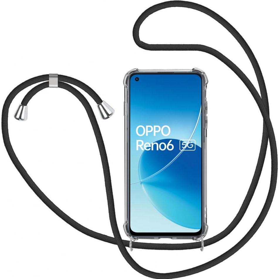 Screenguard Oppo Reno6 5G Loopster Necklace Hülle, Handykette, Transparent