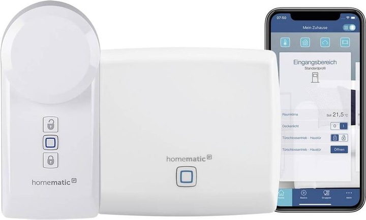 Immagine prodotto Homematic IP Serratura senza fili per porte IP set (Smartphone)