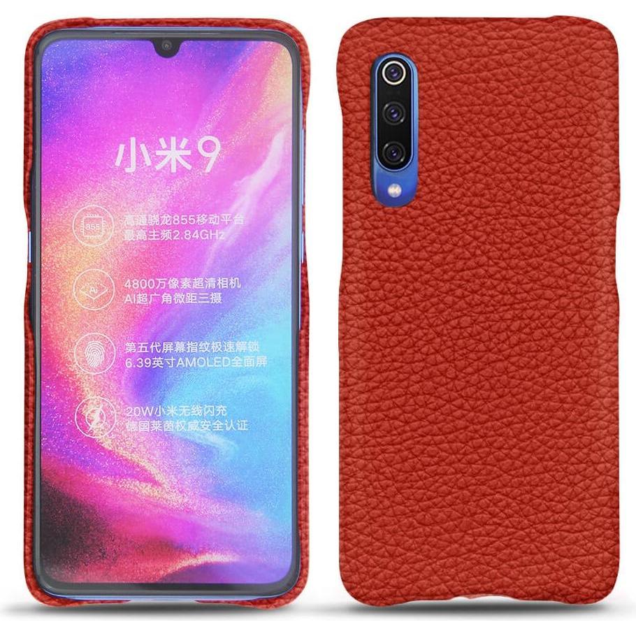 Noreve Lederschutzhülle (Xiaomi Mi 9), Smartphone Hülle, Orange