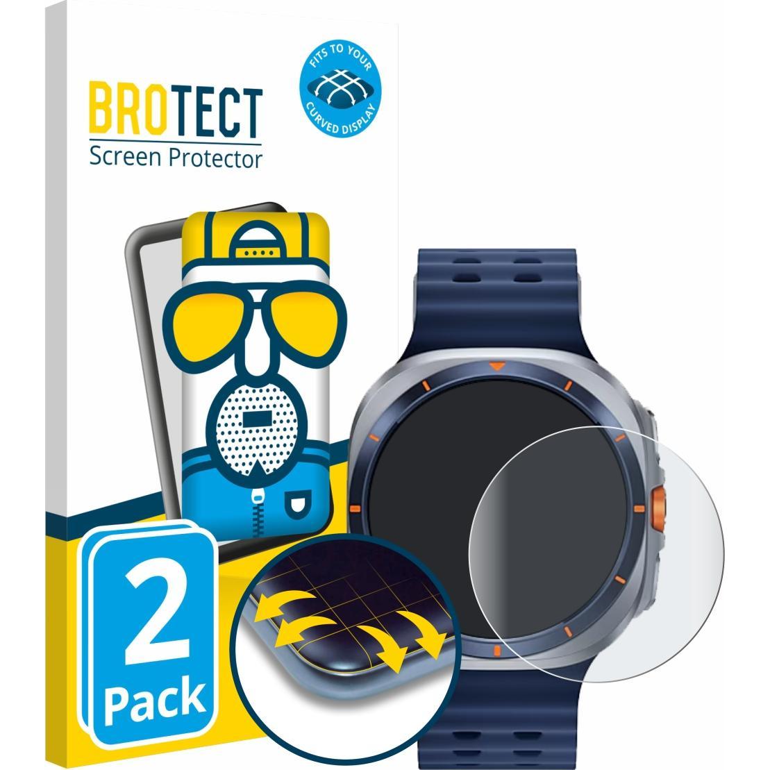 BROTECT Full-Screen Pellicola Opaca, Pellicola protettiva per smartwatch, Grigio