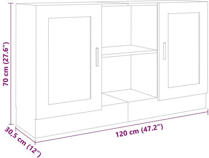 Immagine prodotto vidaXL Disa (120 x 30,5 x 70 cm)