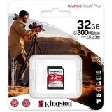 Produktbild Kingston Canvas React Plus (32 GB, SDHC, U3, UHS-II)