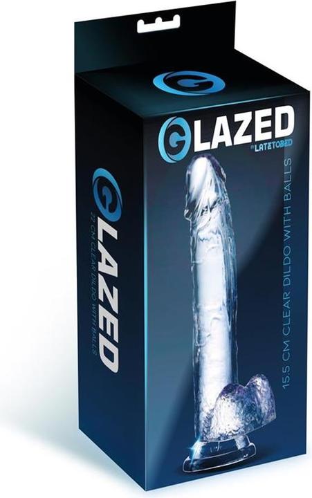 Produktbild Glazed Realistic Dildo with Testicles