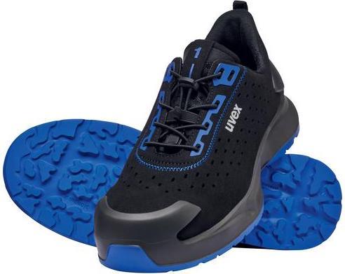 Actual product image Uvex Sports uvex 1 x-craft low shoes S1 68139 black, blue width 12 size 41 (S1, 41)