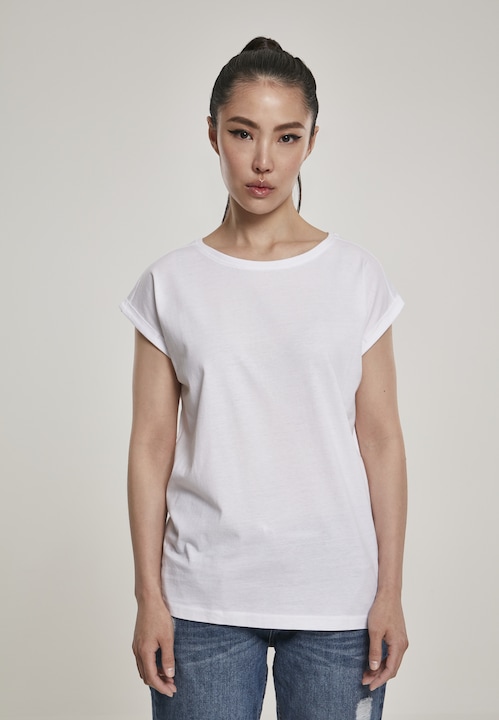 Produktbild Urban Classics Ladies Organic Extended Shoulder Tee (S)
