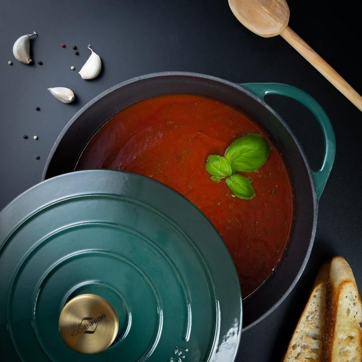 Actual product image Küchenprofi Provence' roasting pan (Frying pan, Cast iron, Stainless steel, 24 x 11.50 cm)