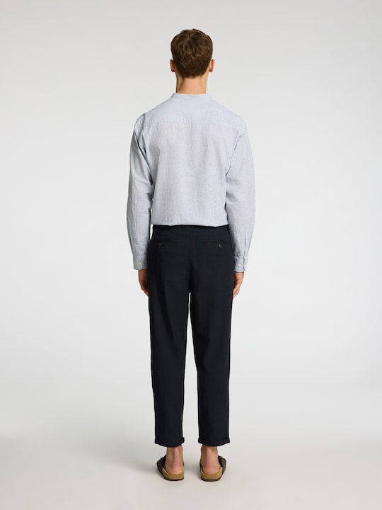 Actual product image Selected Homme Cropped relaxed fit trousers (W31/L34)