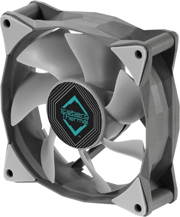 Produktbild Iceberg Thermal IceGALE Xtra Computergehäuse Ventilator 8 cm Grau 1 Stück(e) (80 mm, 1 x)