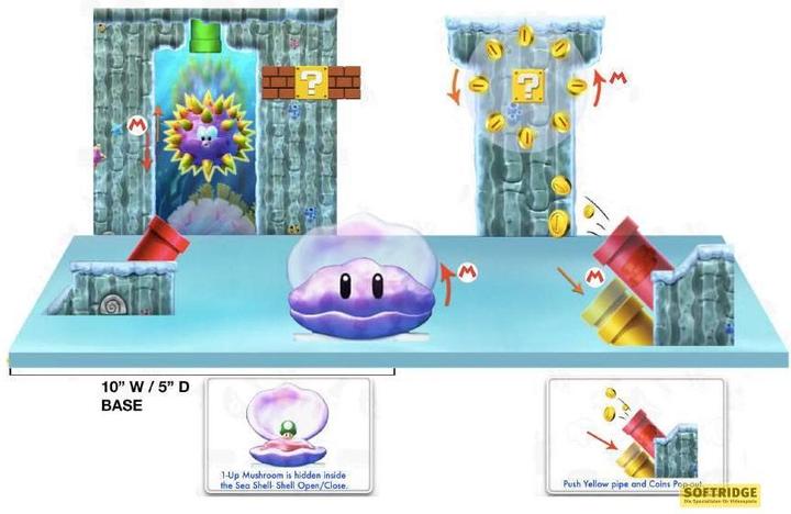 Image du produit Jakks Pacific World of Nintendo: Super Mario Deluxe - Monde sous-marin